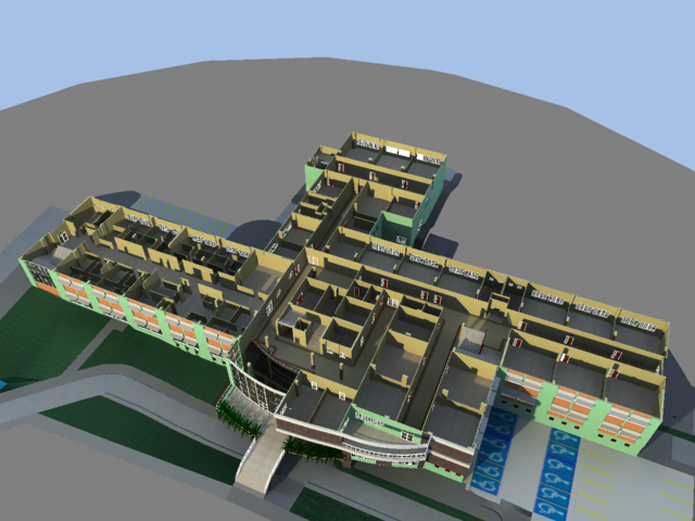 Imagen del primer piso – Edificio N° 3 UTP