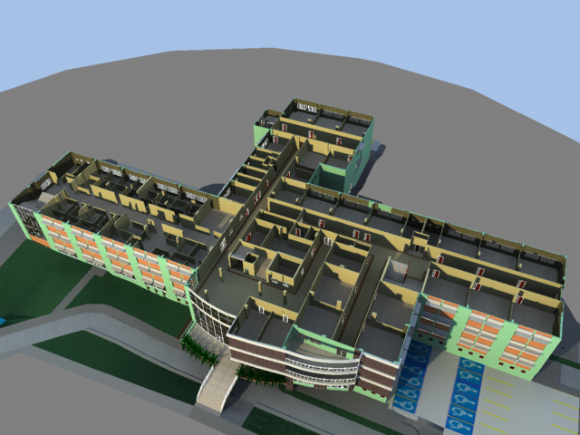 Imagen del segundo piso – Edificio N° 3 UTP